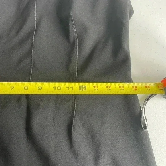 Ann Taylor Petite Black Virgin Wool Sheath Dress 10P EUC 0150 - Picture 7 of 13